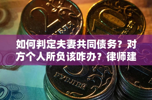 北京如何判定夫妻共同债务？对方个人所负该咋办？律师建议