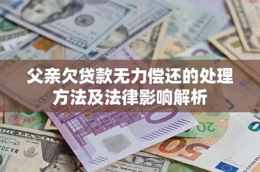 北京父亲欠贷款无力偿还的处理方法及法律影响解析
